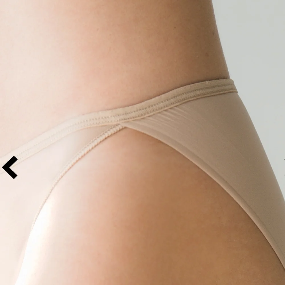 SOMA VANISHING EDGE Microfiber Bikini Panty Silver Eucalyptus XL